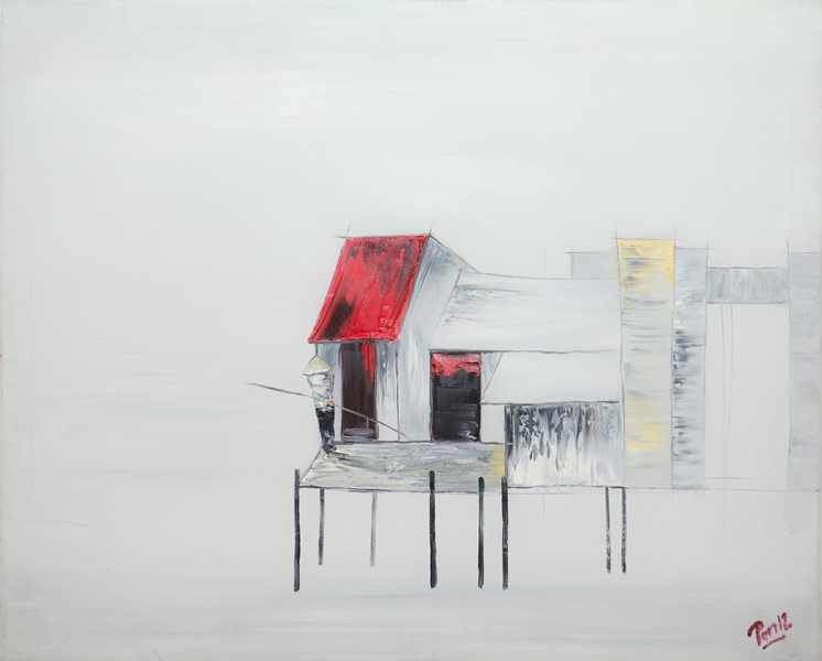 Tranh Sơn Dầu Bóng Mẹ